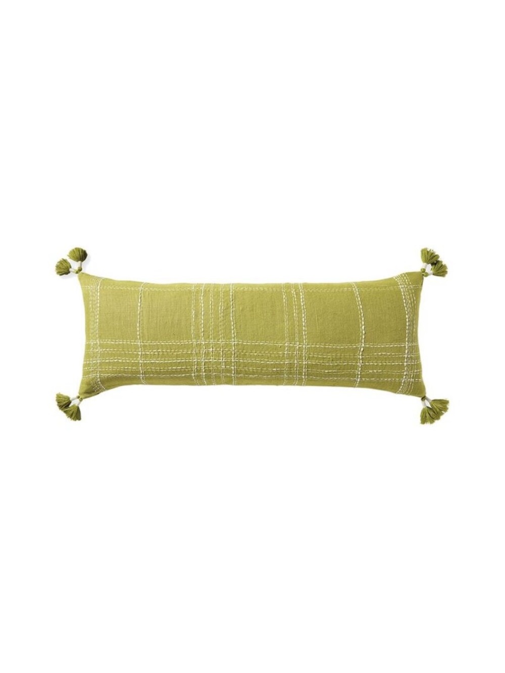 Serena & Lily Asheville Pillow Chartreuse NWT